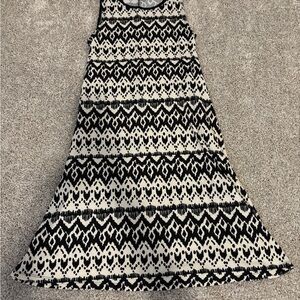 LuLaRoe Black and Cream Charlotte dress